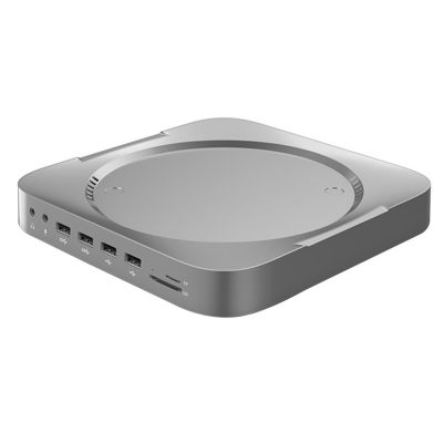 USB Type C Hub สำหรับ Mac Mini 2 In 1 Expansion Dock Hard Disk Box HDMI-Compatible HDD Case Docking Station Hard Drive Enclosure