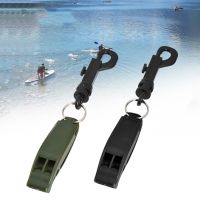 Outdoor Dual frequency Survival Whistle Diving Rescue Emergency Safety Whistle Signaling Device With Quick-release Buckle Survival kits