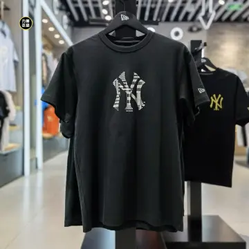 Newera Korea MLB LA Hand Signed Short Sleeve Tshirt Black Grey White100  authentic  Shopee Singapore