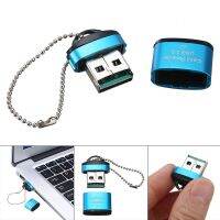 High Speed Mini USB Memory Card Reader Mobile Phone 26*18mm TF Cards Readers With Chain Mini TF Cards Readers USB Hubs