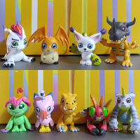 9ชิ้นเซ็ตอะนิเมะดิจิตอลมอนสเตอร์ Digimon Kawaii รูปการกระทำของเล่นรุ่นวันเกิดของขวัญคริสต์มาสสำหรับเด็ก