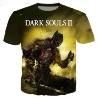 ฤดูร้อนมืดSouls เสื้อยืดเกมการพิมพ์ 3D Street Wear ผู้ชายผู้หญิงสบาย ๆ แฟชั่นพลัสขนาดเสื้อยืดฮาราจูกุเด็กเสื้อยืดเสื้อผ้าด้านบน XS-5XL