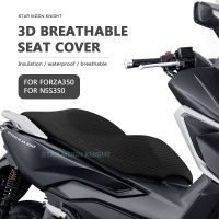 Motorcycle Anti-Slip 3D Mesh Fabric Seat Cover Breathable Waterproof Cushion For Honda For Forza350 NSS350 For Forza NSS 350