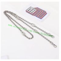 Silvery Polished Shine Links Metal Long Chain Strap For Designer Women Handbag Lady Shoulder Bag Parts Extention 120cm