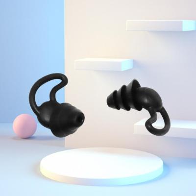 1 Pair Silicone Earplugs Cozy-Wear Noise Reduction Earplugs Ear Wear Concert Swimming Noise Reduction Earplugs Noise Reducing Accessories Accessories