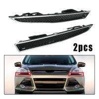 Headlight Lower Trim Headlight Bracket Strip Car Headlight Bracket Decor Strip for Ford Escape S Sport Utility 4-Door 2013-2016 DV45-8228-AA DV45-8229-AA