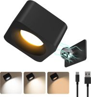 Modern Indoor Wall Lamp Magnetic 360 Projector Rechargeable Sconce Home Lighting Bedroom Living Room Aisle Decor LED Wall Light