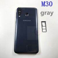 【▼Hot Sales▼】 SRFG SHOP เคสหลัง M30 M20 Samsung Galaxy บานประตูหลังพลาสติก M305พร้อมที่ใส่ซิมซิมการ์ดเลนส์กล้องถ่ายรูป