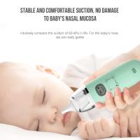 Baby Nasal Aspirator Electric Nasal Aspirator ทารกแรกเกิดทำความสะอาดจมูกผู้ใหญ่ Beauty Instrument Blackhead Remover Bab 2 In 1