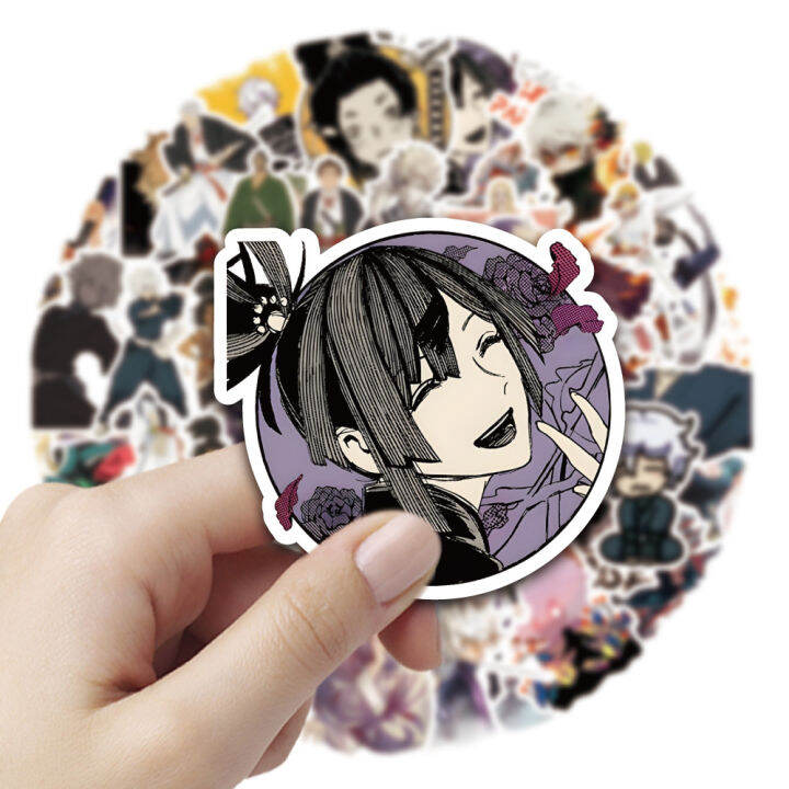 hells-paradise-jigokuraku-sticker-gabimaru-52-pcs-สุขาวดีอเวจี-กาบิมารุ-สติ๊กเกอร์-สติ๊กเกอร์การ์ตูน-สติกเกอร์อนิเมะ-ของเล่น-ของสะสม-diy