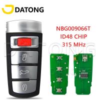 Datong กุญแจรถระยะไกลควบคุมโลกสำหรับ VW Volkswagen รุ่น Passat 2006-2013 CC 2009-2015ชิป ID48 315Mhz บัตร Promixity NBG009066T