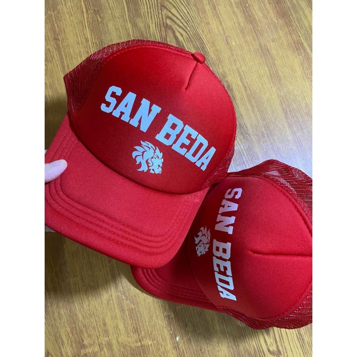2023-new-fashion-san-beda-trucker-cap-san-beda-red-lion-mesh-cap-san-beda-baseball-cap-san-beda-school-cap-contact-the-seller-for-personalized-customization-of-the-logo