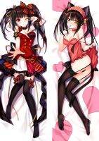 2021 อะนิเมะปลอกหมอน Tokisaki Kurumi สาวเซ็กซี่อุ้ม Dakimakura Otaku หมอนผู้ชายปกของขวัญตกแต่ง