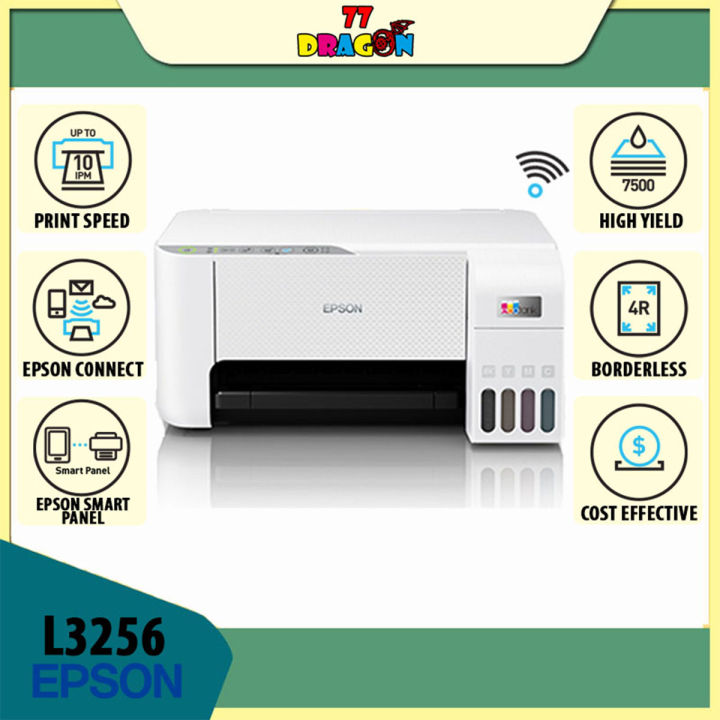 Epson Ecotank L3256 All In One Ink Tank Wireless Printer Print Scan Copy Wifi Direct Similar 8697