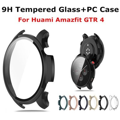 ✹✽◈ Etui ochronne z poliwęglanu do Amazfit GTR 4 szkło hartowane Smart Watch zderzak ochronny pokrowiec na Huami Amazfit GTR4 GTR 4