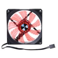 LED Light 3 pin 90mm PC Desktop Computer Case Cooling Cooler Fan Low Noise 9025