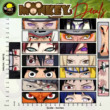 Naruto Character Eye Chart