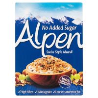 Free Shipping Alpen Muesli Bret 560g. Cereal Breakfast อัลเพนมูสลี่เกล็ดข้าวโอ๊ตและข้าวสาลีผสมผลไม้ถั่ว 560กรัม