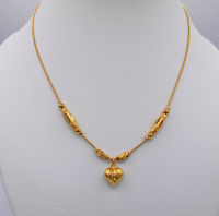 24k Thai Baht Yellow Gold Necklace Jewelry Gold Plated 18 Inch