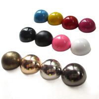 15mm Diameter Colorful Mushromm Rivet Dome Head Hemispherical Studs With Screws For Bag Shoes Garment Leather Craft Accessories Nails Screws  Fastener