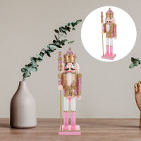 RUDMALL เครื่องประดับ Nutcracker Christmas Nutcracker ตัวเลข Nutcracker รูปปั้น Xmas โต๊ะเครื่องประดับ