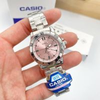 นาฬิกาข้อมือผู้หญิงแฟชั่น casio สีใหม่  กันน้ำได้ ฟรี!!ถ่านสำลอง พร้อมส่ง