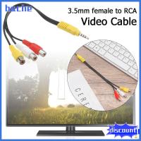 BUCHE ดีวีดีทีวี ชายกับหญิง วิดีโอเสียง แจ็ค 3.5 มม. ถึง 3 RCA สายสัญญาณเสียง สายอะแดปเตอร์ สาย AV