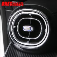 For Mercedes Benz C Class W206 C200 C220 C260 C300 2022+ Car Central Dashboard Rear Row Air Conditioning Outlet Knob Trim Cover