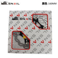 【Hot sales】SNAIL แผ่นลอยจักรยานเสือภูเขา แผ่นเบรคจักรยาน จานเบรคหกเล็บ 180 160MM 203mm