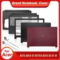 เคสแล็ปท็อปของแท้ใหม่ฝาหลังสำหรับ Acer Aspire 5 A515-51 A515-51G A515-41 A515-41G แล็ปท็อปปกหลัง LCD ฝาหลัง/ที่คลุมฝาปิดโน้ตบุค/บานพับ/ที่วางฝ่ามือด้านล่าง