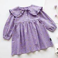 XINYU 2023 New In Dress For Kids Clothing Girl Fashion Princess Dress Long Sleeve Childrens Casual Dress Printing Girls Clothes