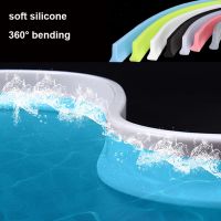 【CW】 Silicone Bathroom Water Stopper Blocker Shower Dam Non slip Dry And Wet Separation Flood Barrier Door Bottom Sealing Strip