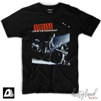 Hot sale Nirvana band  graphic Mens 100% Cotton Round Neck Short Sleeve T-Shirt  Adult clothes