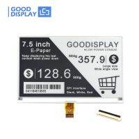 ผู้ผลิตหน้าจอ E-Ink ราสเบอร์รี่ Pi Goodisplay 7.5จอแสดงผลกระดาษ E,GDEY075T7