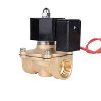 【hot】❍♠  energy-saving type 3/4  closed brass solenoid valve 2W 12V 24V 220V for Air outdoor wet