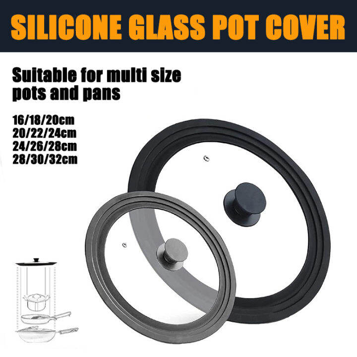 Multifunctional Tempered Glass Lid Pot Explosion-Proof/Drop-Proof