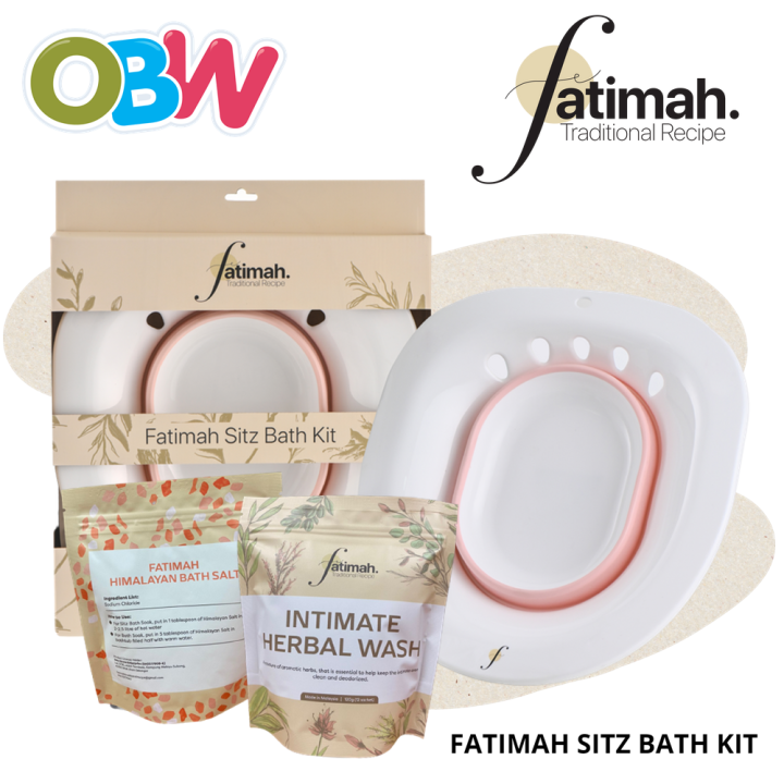 Fatimah Sitz Bath Kit Confinement Pantang Set Set Bertangas 产妇坐盆