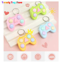 Kawaii Fidget ของเล่นง่าย Dimple ของเล่นความเครียดบรรเทา Mini Handle พวงกุญแจรูปเกม LED อิเล็กทรอนิกส์เกมหน่วยความจำ