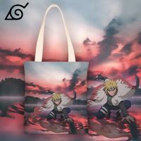 Anime Naruto Canvas Bag One Shoulder Simple Student Class Bag火影学生帆布包包