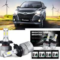 ไฟหน้าสีขาว6000K สำหรับ Toyota Avanza 2012-2020 (ไฟฉายคาดศีรษะ) LED XI S2หลอดไฟหน้า S2 80W