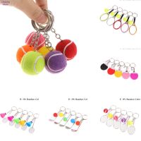 【CW】 6 Color Chain Tennis Metal Keychain Car Sliver Pendant Hot Selling