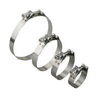 สแตนเลส T Bolt Clamp 1.5 2.25" 2.5 3" 4 T ท่อยึดท่อ T-Bolt เทอร์โบ Silcone ยึดท่อ T C Lamps คลิป