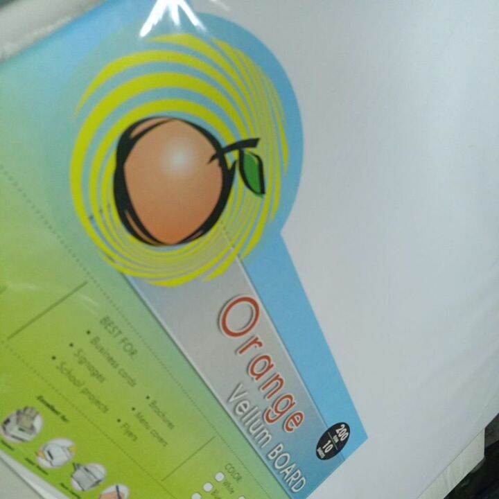 A3 Vellum Board 200 gsm Orange Lazada PH