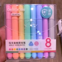 ปากกาไฮไลท์ 8สี CS-H716 (แพ็ค8ด้าม) รุ่น 8-colours-highlighter-05d-OKs