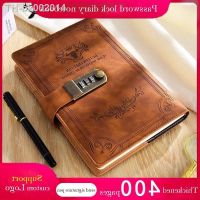 ๑✴ A5 Retro Password Book With Lock Diary Thickened Password Lock Student Notepad Stationery Notebook Special Offer Classic Books