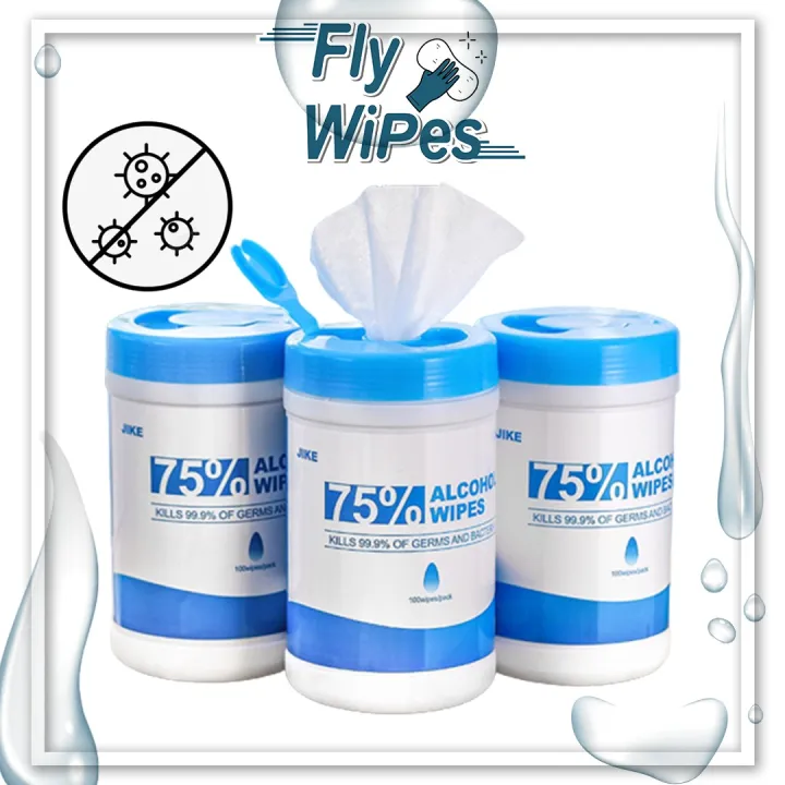 LSH 75 Alcohol Disinfectant Wipes Sterilization Disposable Barrel 100