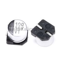 10pcs/lot 100UF 16V SMD Aluminum Electrolytic Capacitors 16V 100UF 6.3*5.4MM 16 V 100 UF Electrolytic Capacitor Electrical Circuitry Parts