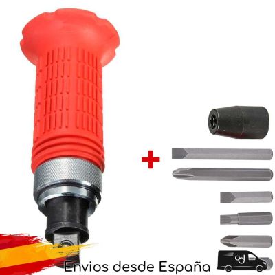 【CW】 OcioDual Screwdriver Manual Strike 1/2 quot; with 6 Tips and 2006   Screw