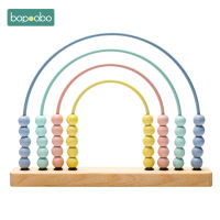 Bopoobo Wooden Abacus Toy Montessori Educational Children Early Math Learning Calculat Bead Inligence Development Toy for Kid