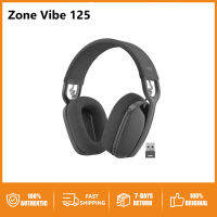 Original Logitech Zone Vibe 125 Wireless Bluetooth Headphone with Immersive Audio and Noise-canceling Mic for Business